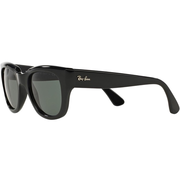 Ray-Bans Black Wayfarer Women’s RB 4178 52 mm Cat Eye Sunglasses RayBans - Picture 3 of 15